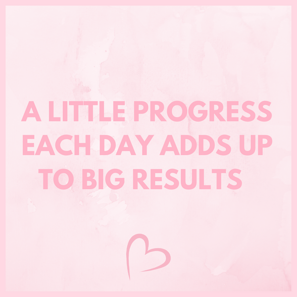 Aim For Progress Not Perfection!
